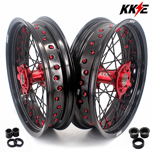 KKE 3.5/4.25 Supermoto Wheels Set Fit HONDA CRF250