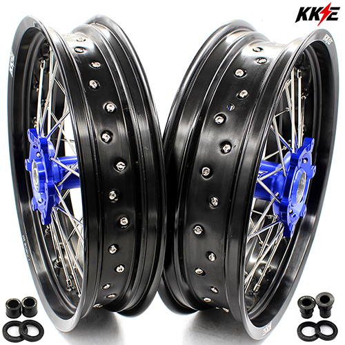 KKE 3.5/4.25*17 Supermoto Wheels Set Fit SUZUKI DR